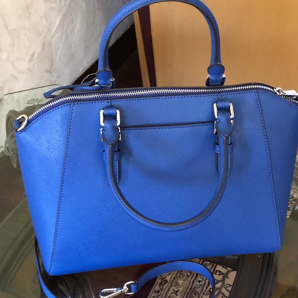 3pcs Michael Kors large Ciara Satchel&wallet&pom - Picture 4 of 8